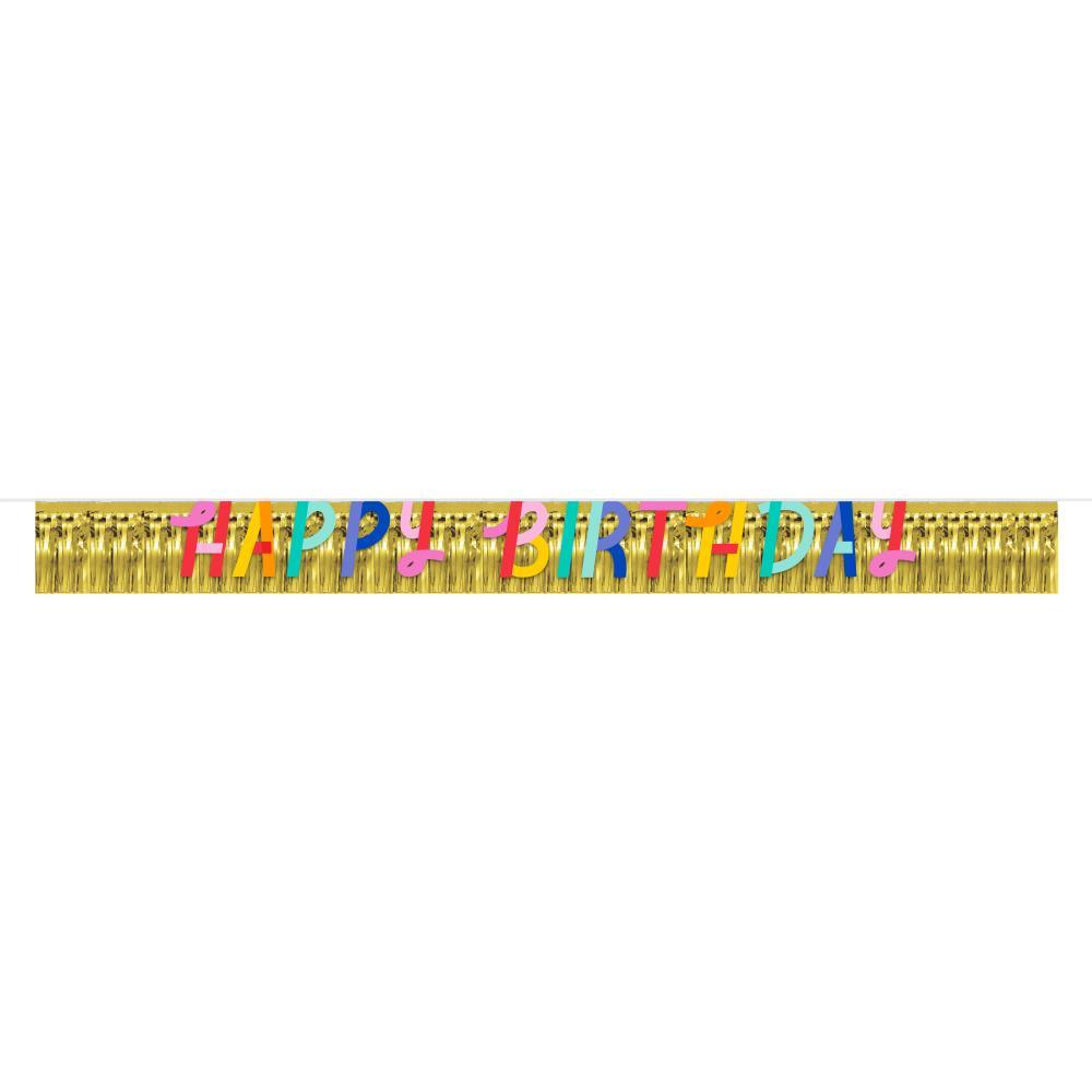 Birthday Confetti Happy Birthday Banner (1/Pkg) | Amazing Pinatas 