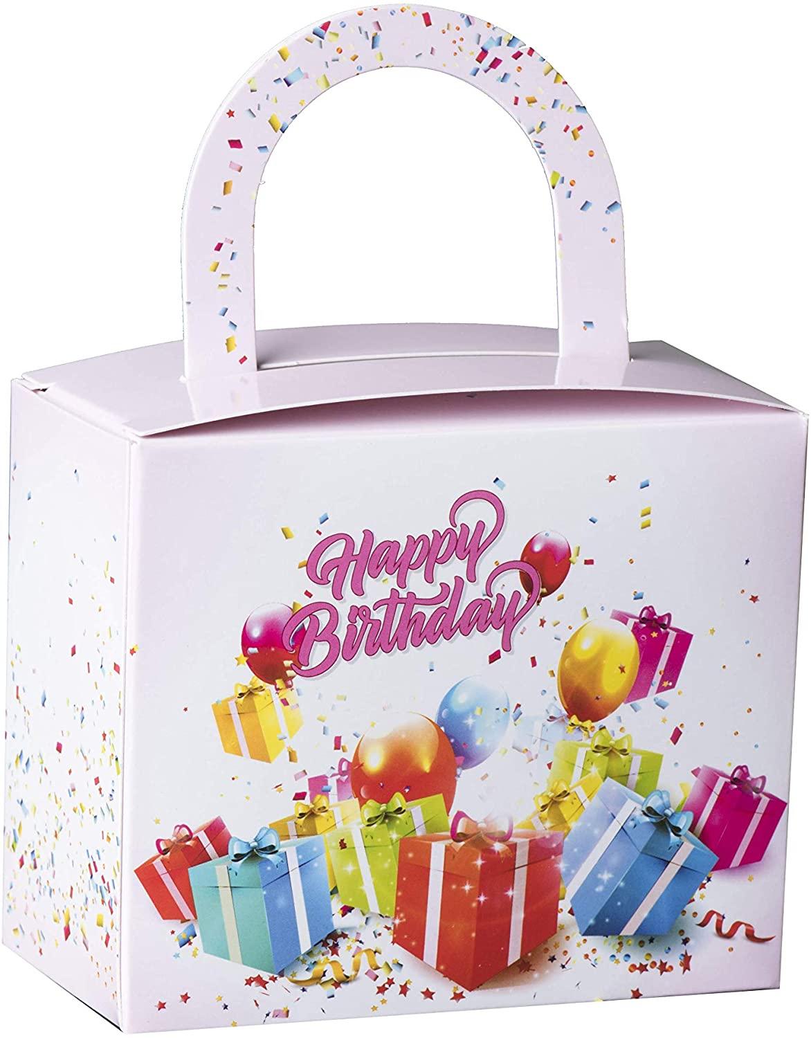 Birthday Girls Candy Boxes 36 Pack 4.5" X 3.75" X 2.25" | Amazing Pinatas 