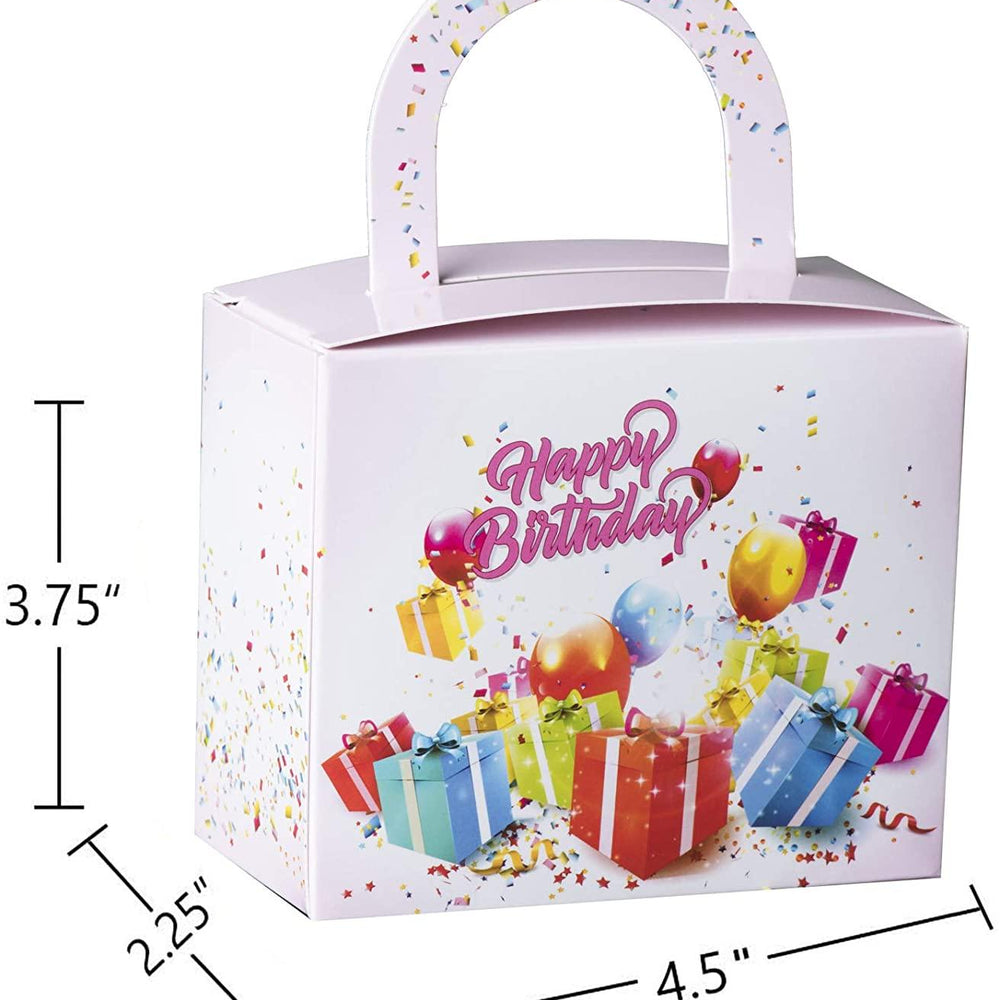 Birthday Girls Candy Boxes 36 Pack 4.5" X 3.75" X 2.25" | Amazing Pinatas 