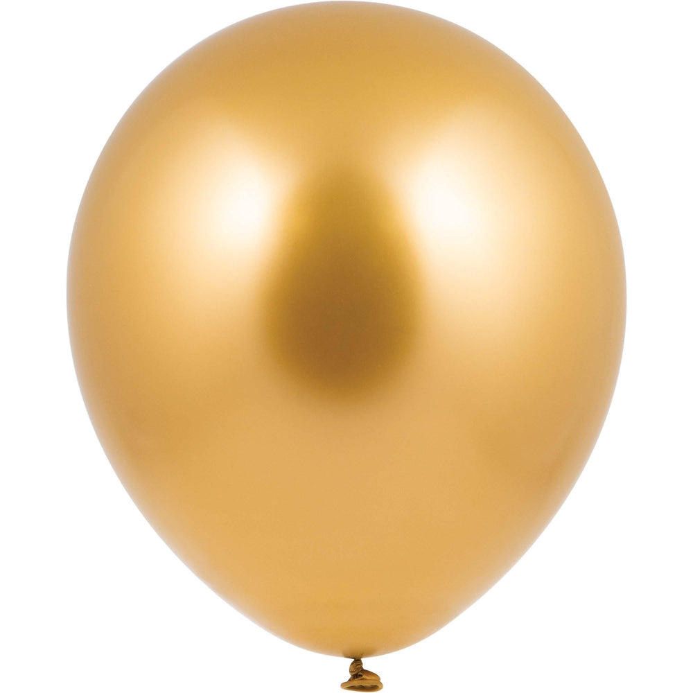 
                  
                    Birthday Latex Balloons 12" Silver Gold Metallic 12ct | Amazing Pinatas 
                  
                