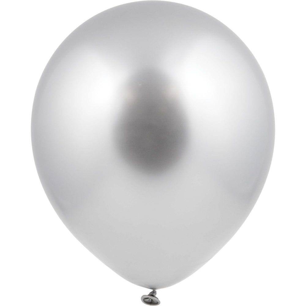 
                  
                    Birthday Latex Balloons 12" Silver Gold Metallic 12ct | Amazing Pinatas 
                  
                