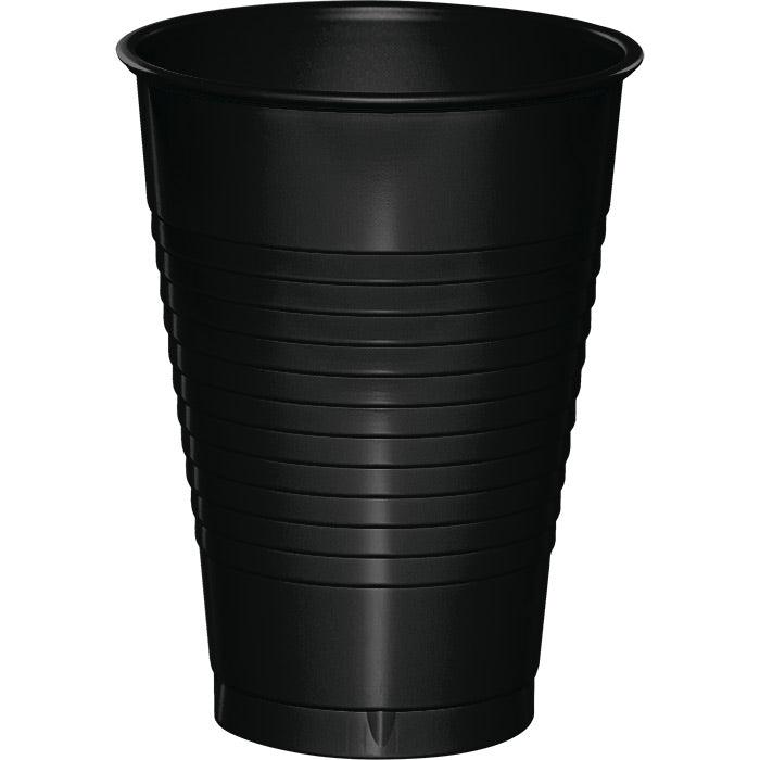 Black 12 Oz Plastic Cups, 20 ct | Amazing Pinatas 
