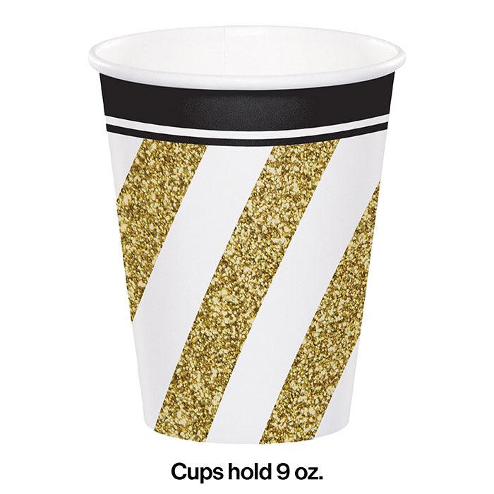 
                  
                    Black & Gold Hot/Cold Paper Cups 9 Oz., 8 ct | Amazing Pinatas 
                  
                