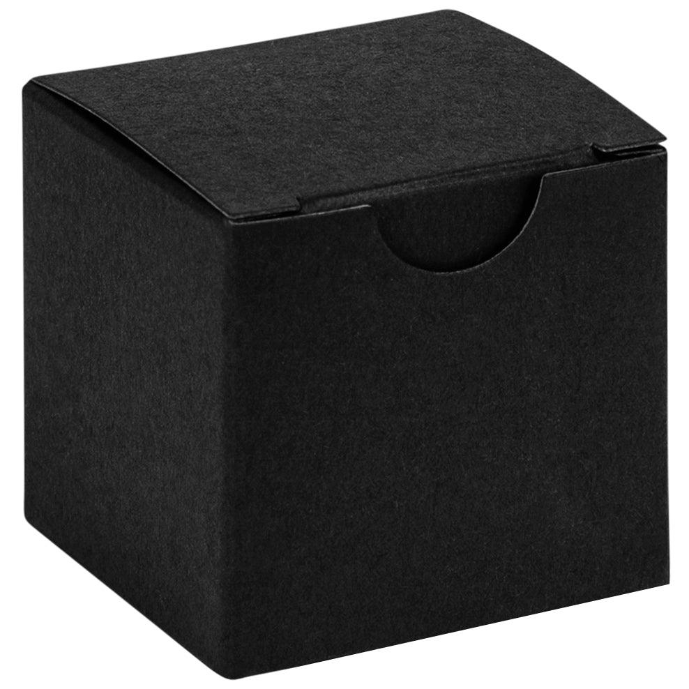 Black Cube Black Gift Tuck Top Boxes 2X2X2 48 Pack | Amazing Pinatas 