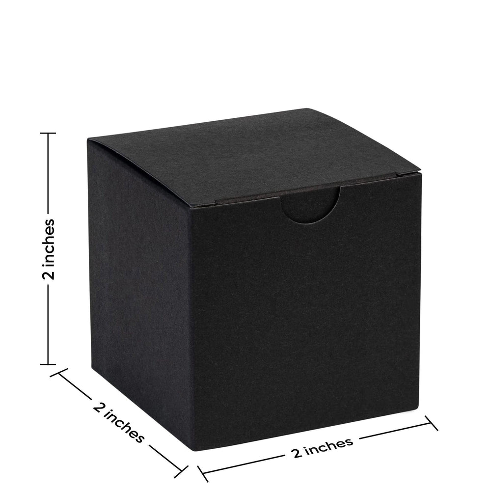 
                  
                    Black Cube Black Gift Tuck Top Boxes 2X2X2 48 Pack | Amazing Pinatas 
                  
                