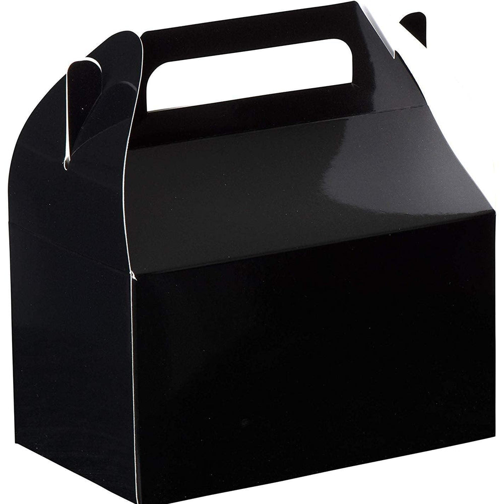 
                  
                    Black Party Favors Paper Treat Boxes 20 Pack 6.25" X 3.75" X 3.5" | Amazing Pinatas 
                  
                