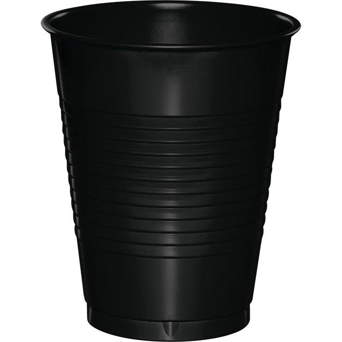 Black Velvet Color 16 Oz Plastic Cups, 20 ct | Amazing Pinatas 