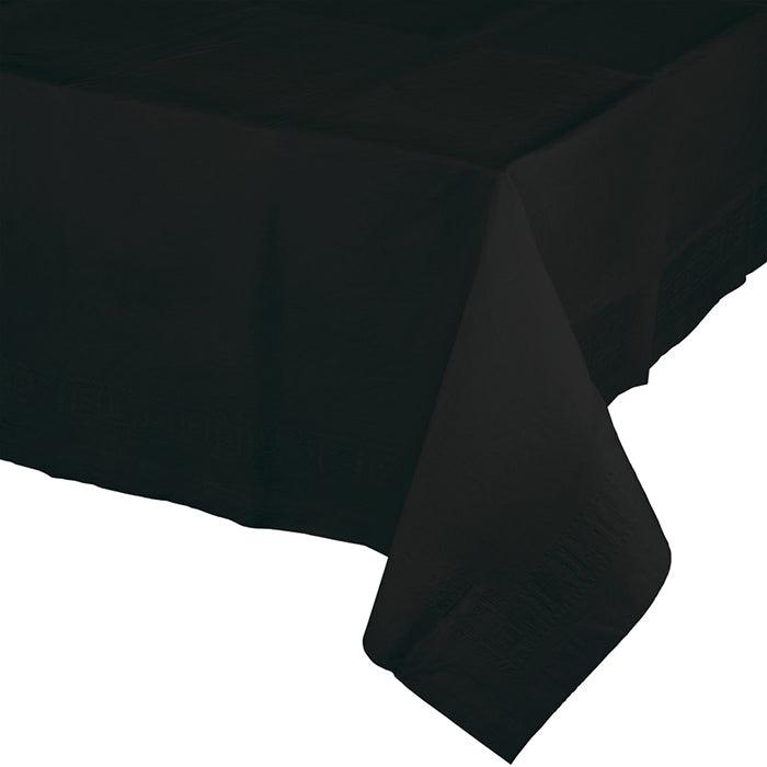 
                  
                    Black Velvet Plastic Tablecover 54" X 108" | Amazing Pinatas 
                  
                