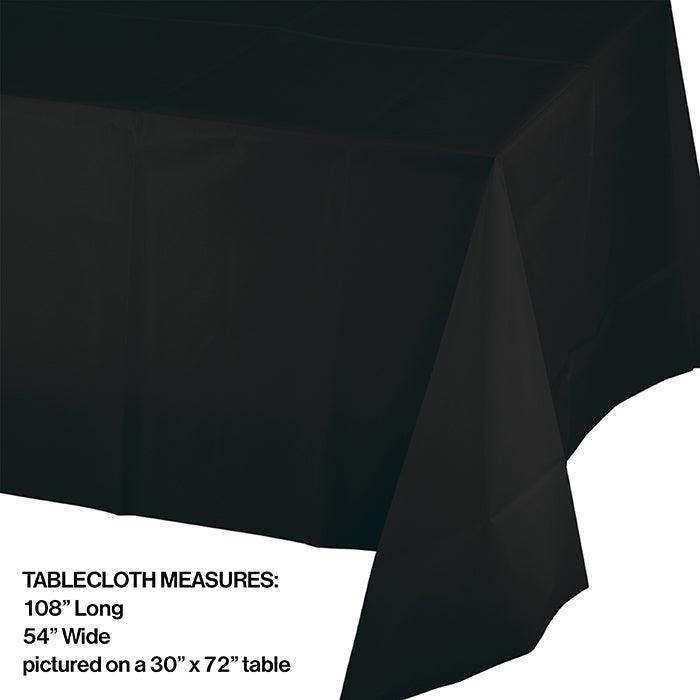 
                  
                    Black Velvet Tablecover Plastic 54" X 108" | Amazing Pinatas 
                  
                