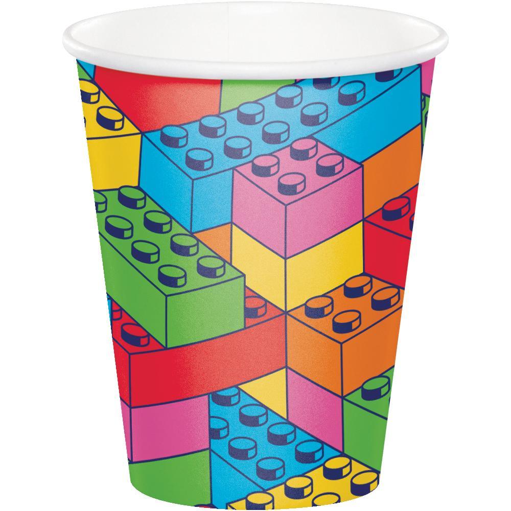 Block Bash Hot/Cold Cup 9oz. (8 per Pkg) | Amazing Pinatas 