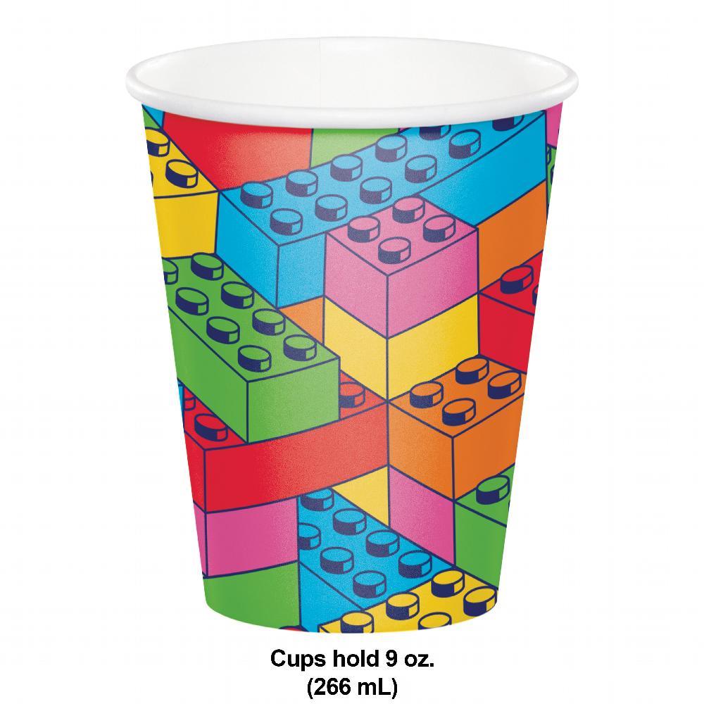 Block Bash Hot/Cold Cup 9oz. (8 per Pkg) | Amazing Pinatas 