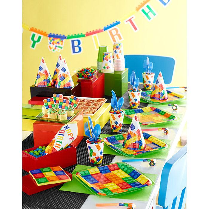 Block Party Birthday Napkins, 16 ct | Amazing Pinatas 