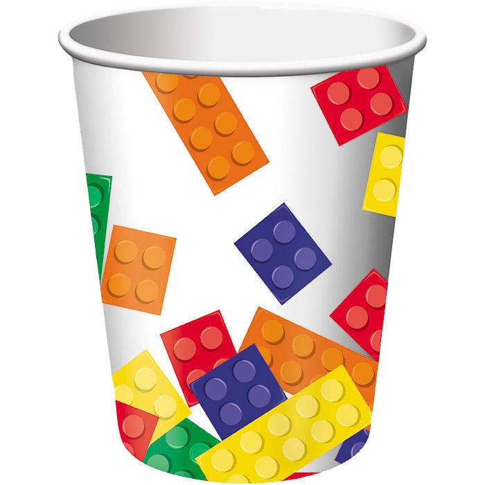 Block Party Hot/Cold Paper Cups 9 Oz., 8 ct | Amazing Pinatas 