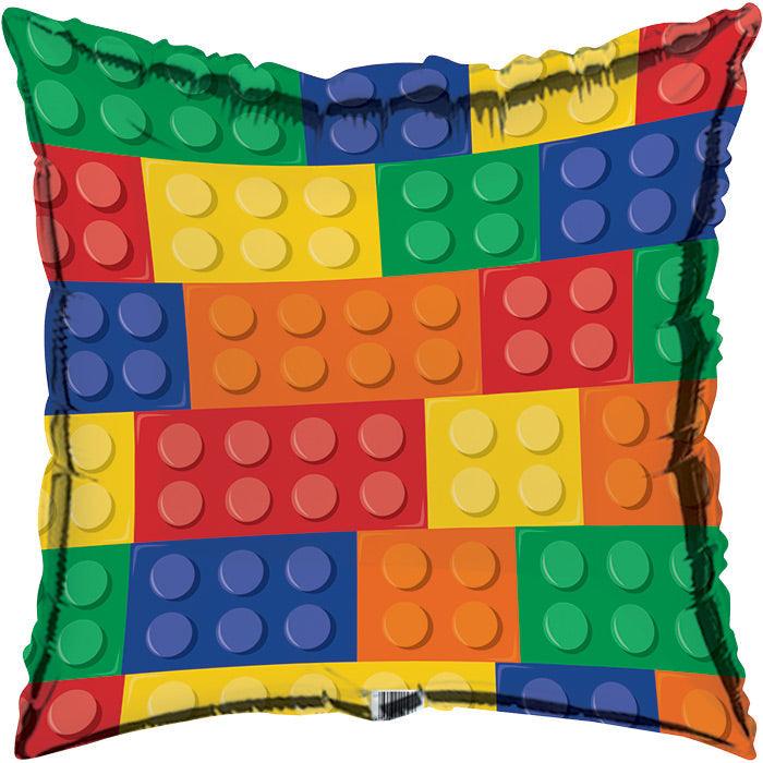 Block Party Metallic Balloon 18" Sq | Amazing Pinatas 