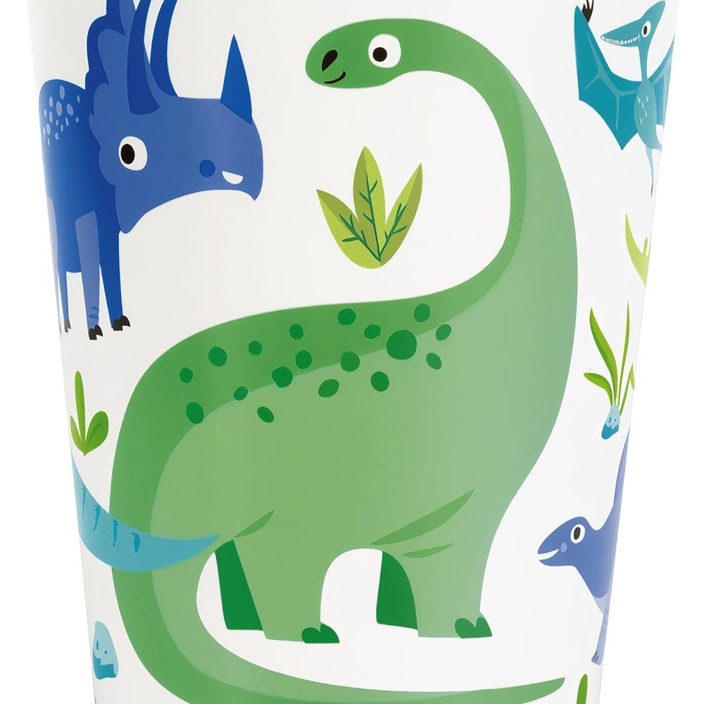 Blue & Green Dinosaur Birthday Party 9 oz Beverage Cups, Pack of 8 | Amazing Pinatas