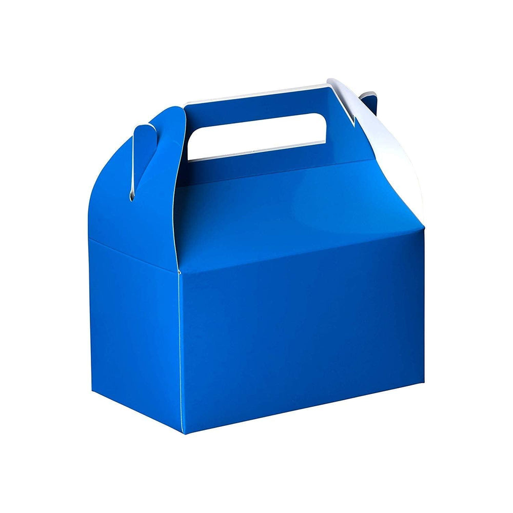 Blue Party Favors Paper Treat Boxes 20 Pack 6.25" X 3.75" X 3.5" | Amazing Pinatas 