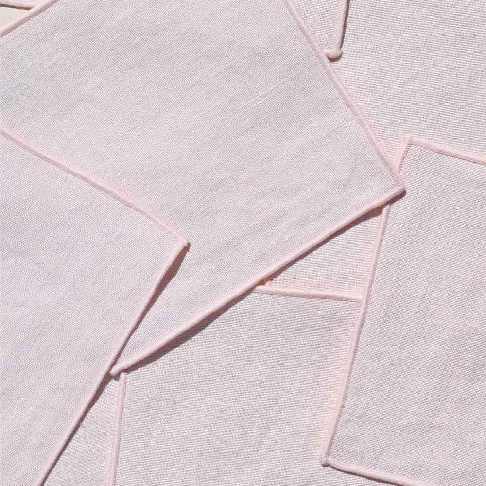 
                  
                    Blush Linen Cocktail Napkins | Set of 4 | Amazing Pinatas 
                  
                