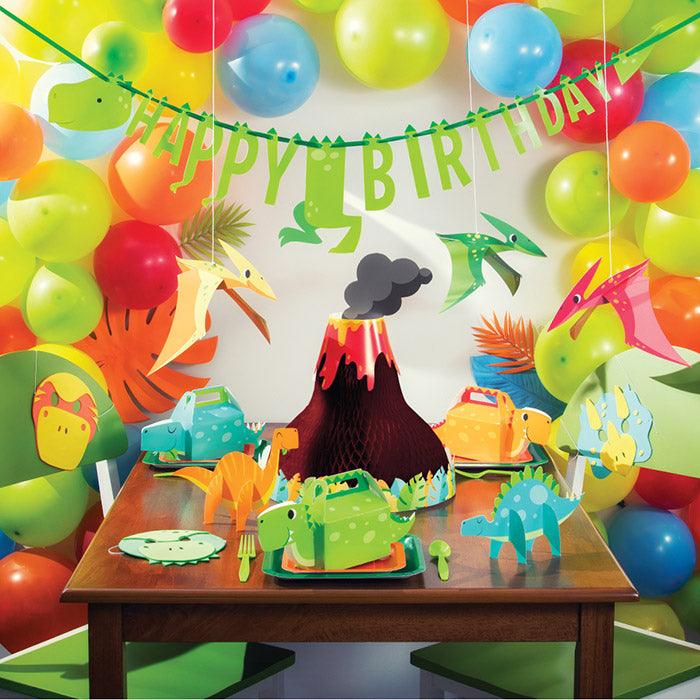 Boy Dino Party Centerpiece Hc Shaped 4ct | Amazing Pinatas 