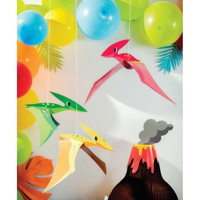 Boy Dino Party Hanging Cutouts 3D 3ct | Amazing Pinatas 