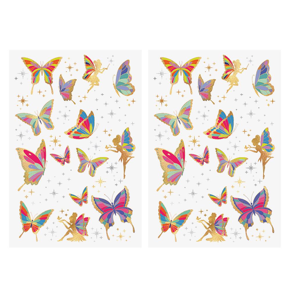 Butterfly Fair Garden Temporary Tattoos | 62 ct | Amazing Pinatas 