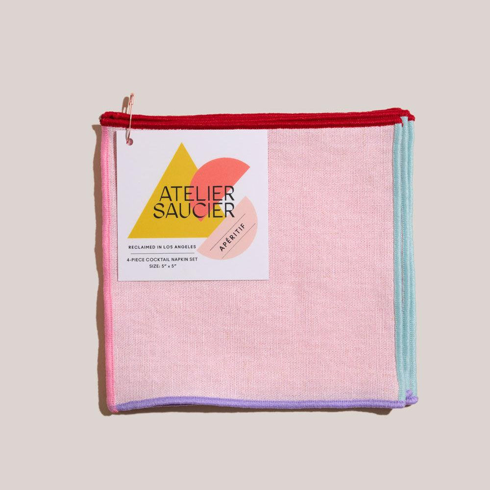 
                  
                    Candy Crush Linen Cocktail Napkins | Set of 4 | Amazing Pinatas 
                  
                