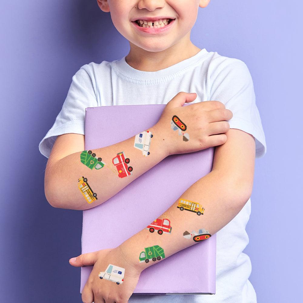 
                  
                    Cars & Trucks Variety Set Temporary Tattoos | 50 ct | Amazing Pinatas 
                  
                