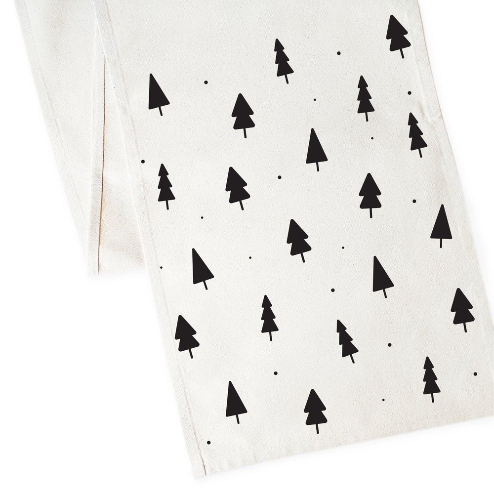 Christmas Tree Cotton Canvas Table Runner | Amazing Pinatas 