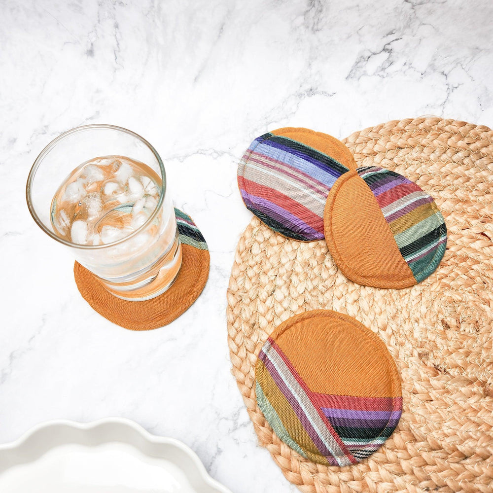 
                  
                    Circular Woven Guatemalan Coasters | Amazing Pinatas 
                  
                