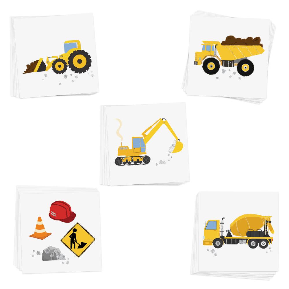 
                  
                    Construction Zone Variety Set Temporary Tattoos | 50 ct | Amazing Pinatas 
                  
                