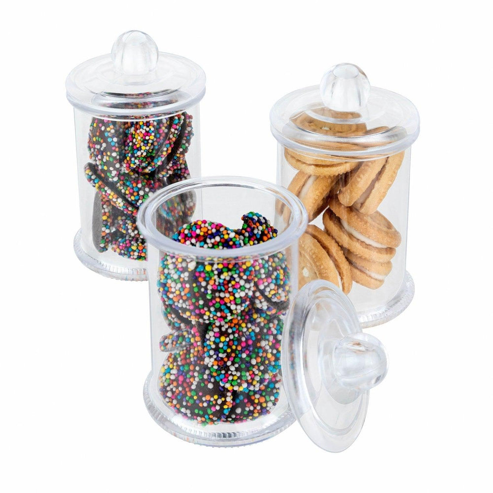 
                  
                    Cookie Jar Shaped Acrylic Candy Boxes 12 Pack 4.1"x2.5" | Amazing Pinatas 
                  
                