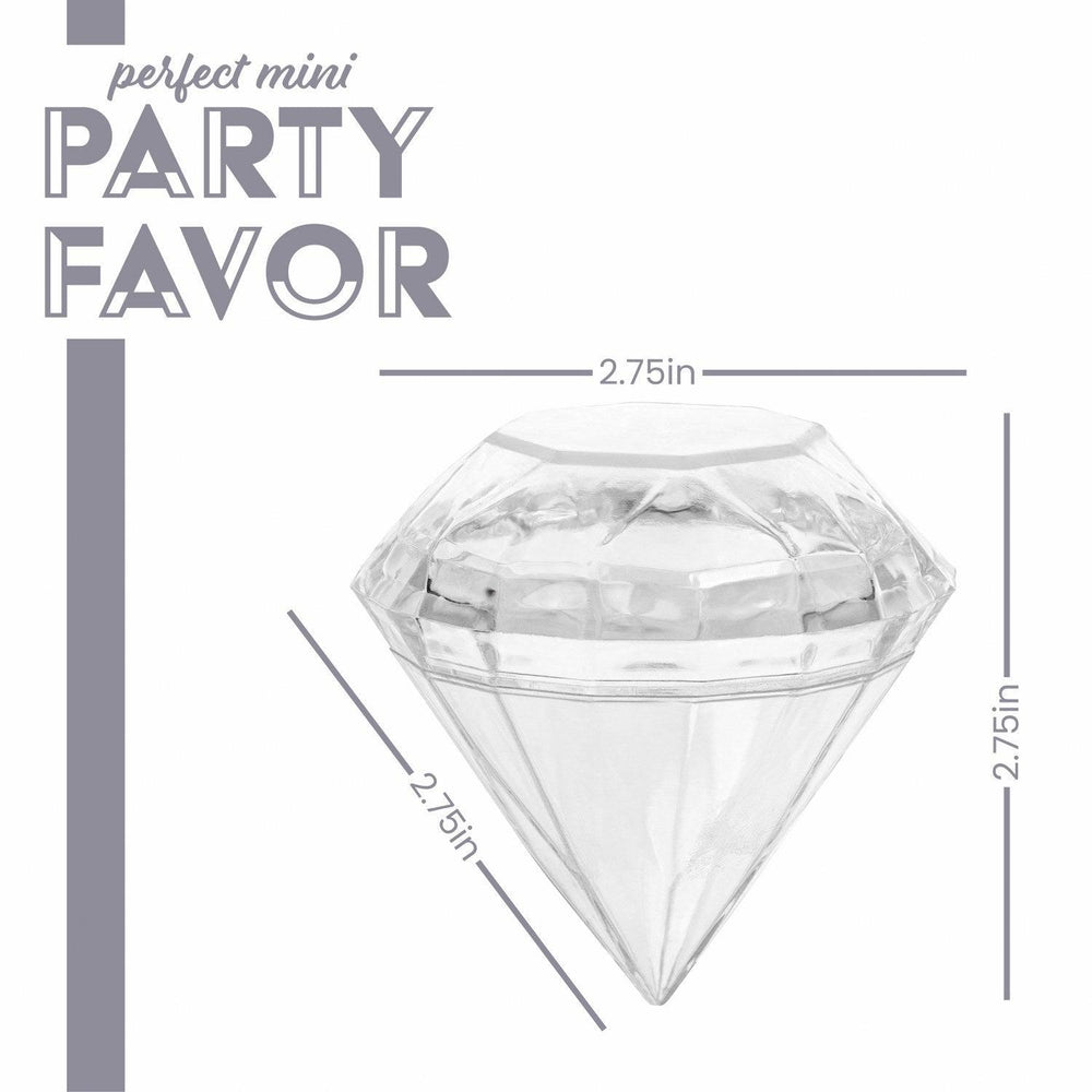 
                  
                    Diamond Shaped Acrylic Candy Boxes 24 Pack 2.75"x2.75"x2.75" | Amazing Pinatas 
                  
                