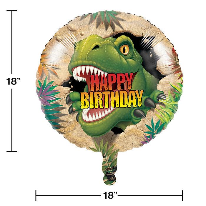 
                  
                    Dino Blast Metallic Balloon 18", Happy Birthday | Amazing Pinatas 
                  
                