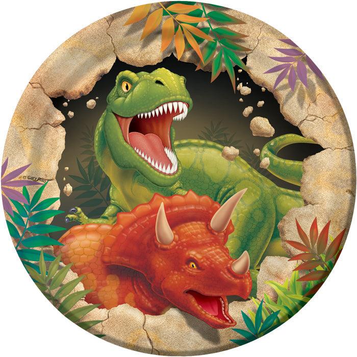 Dinosaur Dessert Plates, 8 ct | Amazing Pinatas 