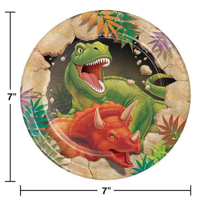 Dinosaur Dessert Plates, 8 ct | Amazing Pinatas 