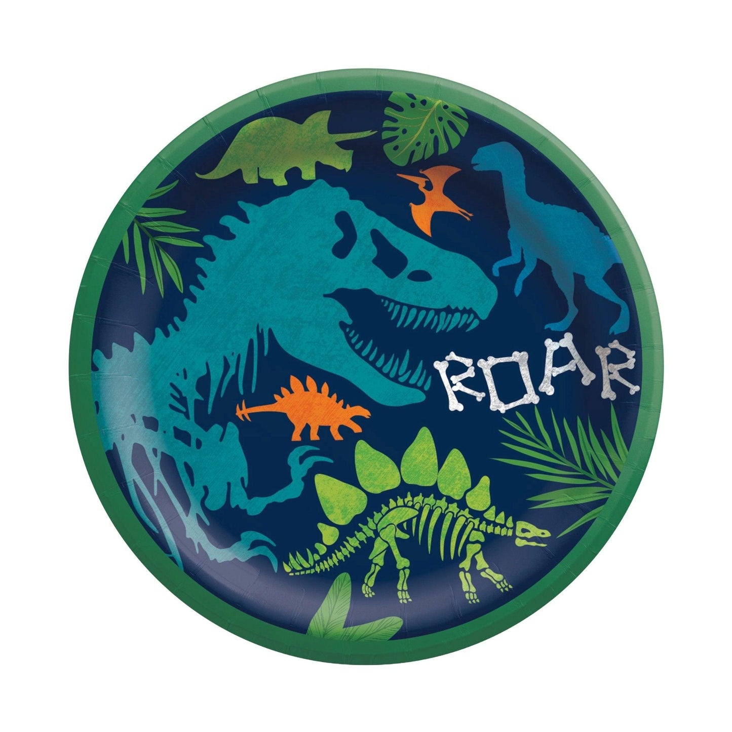 Dinosaur Dino-Mite Birthday Dessert Plates, Pack of 8 | Amazing Pinatas