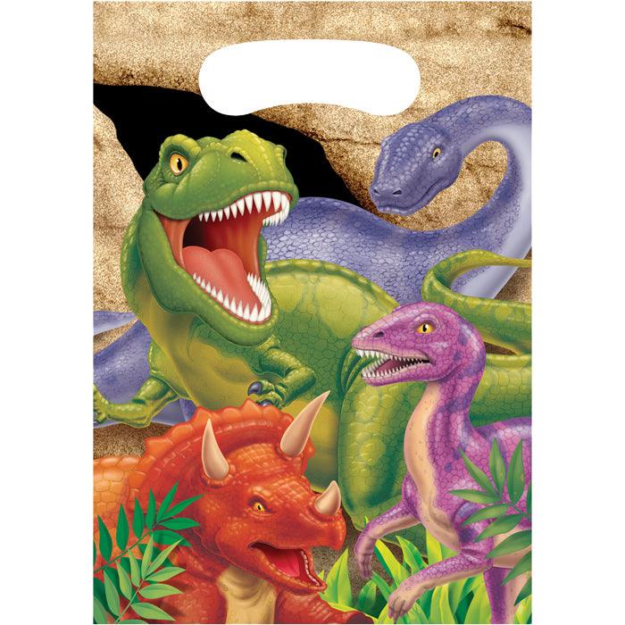 Dinosaur Favor Bags, 8 ct | Amazing Pinatas 