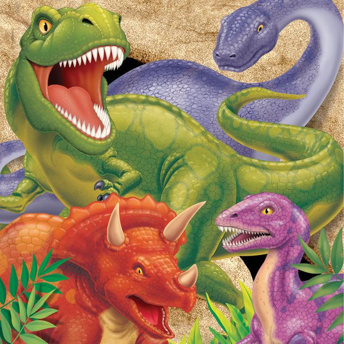 Dinosaur Napkins, 16 ct | Amazing Pinatas 