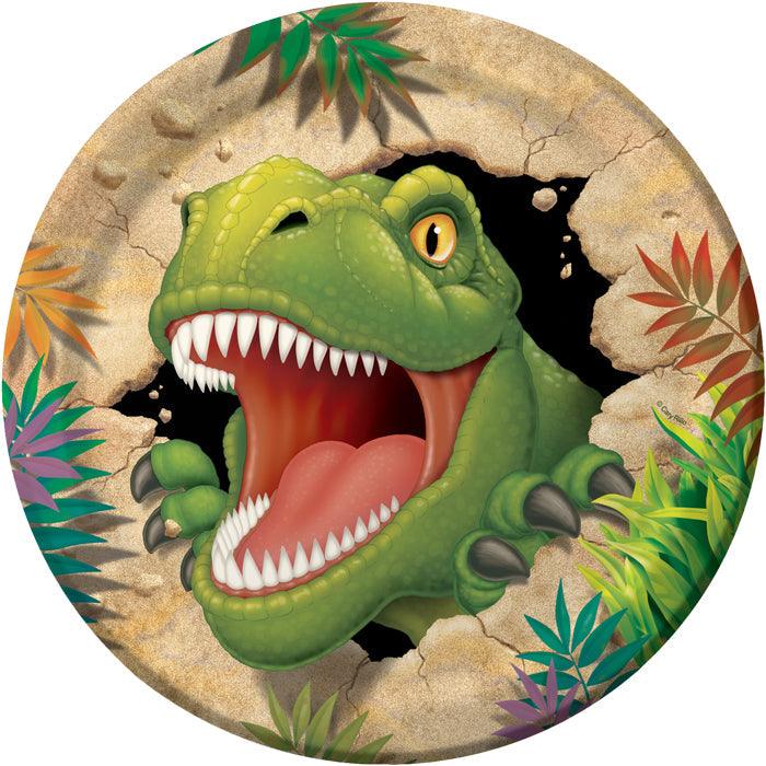 Dinosaur Paper Plates, 8 ct | Amazing Pinatas 