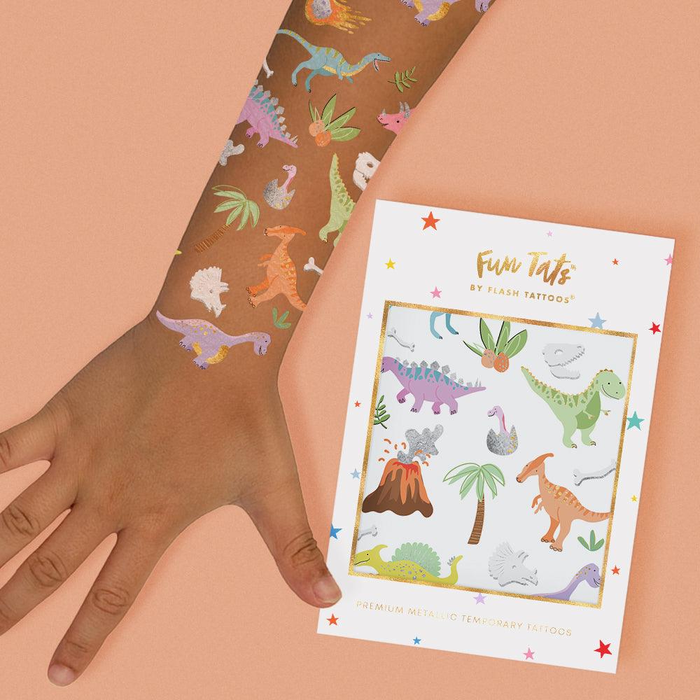 
                  
                    Dinosaur Temporary Tattoos | 48 ct | Amazing Pinatas 
                  
                