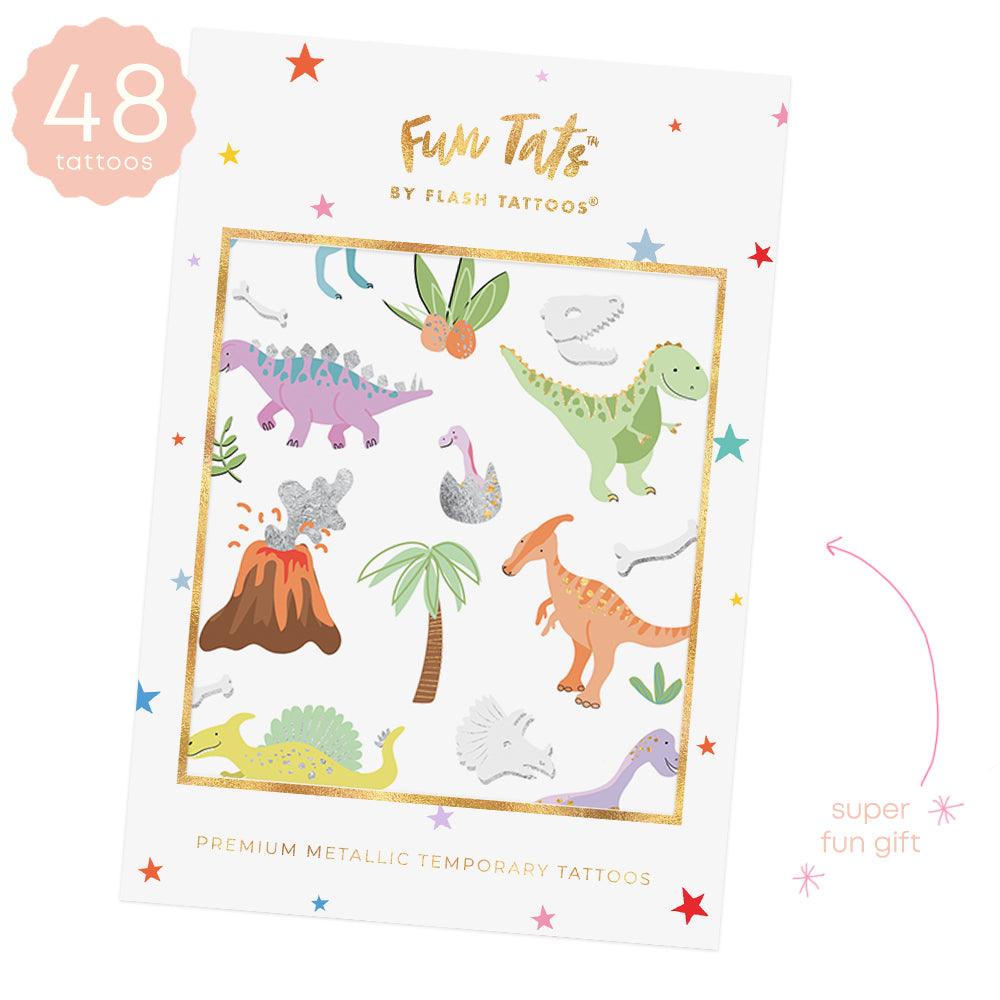 
                  
                    Dinosaur Temporary Tattoos | 48 ct | Amazing Pinatas 
                  
                