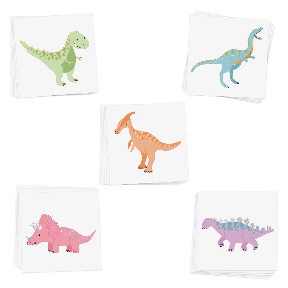 Dinosaur Variety Set Temporary Tattoos | 25 ct | Amazing Pinatas 