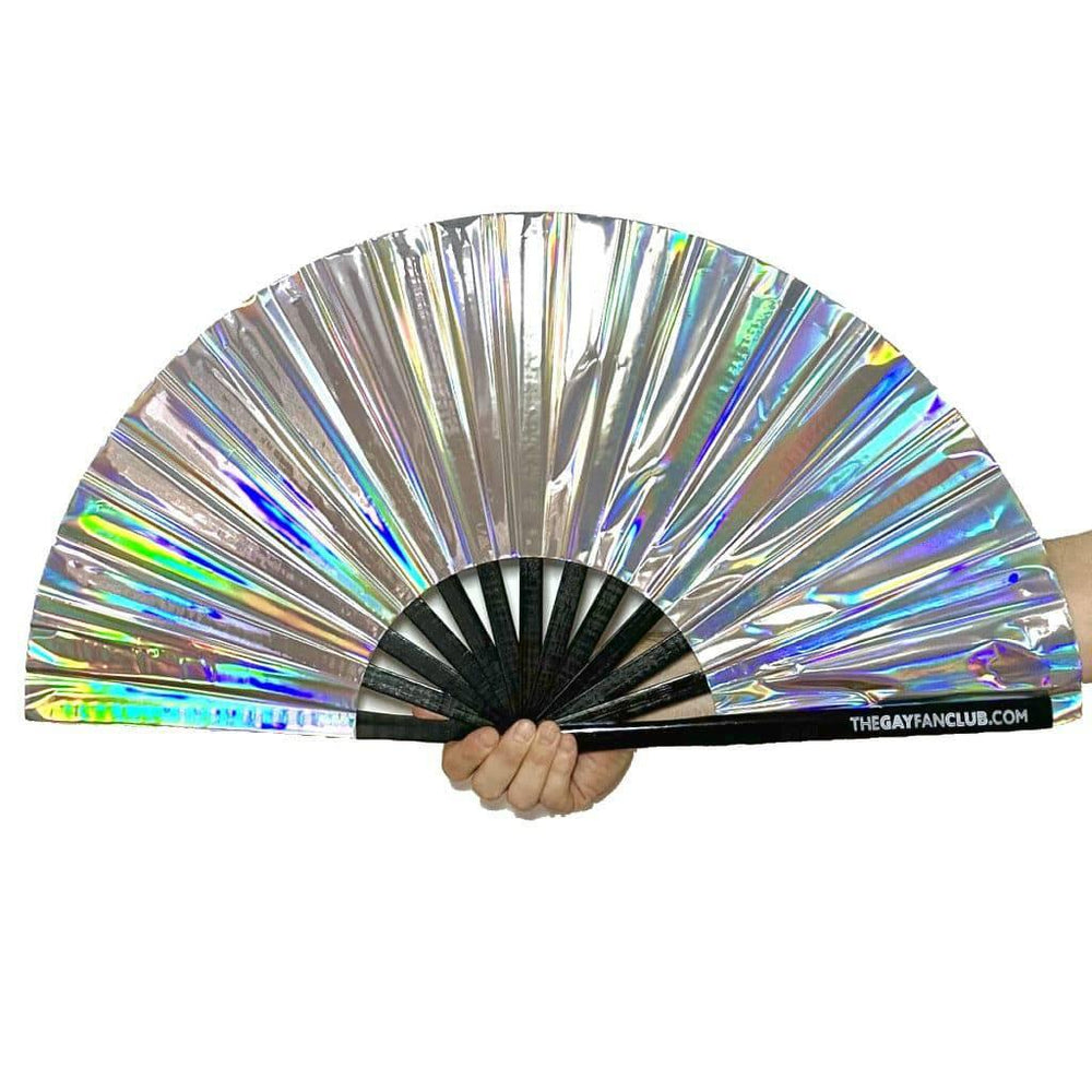 
                  
                    Disco Ball Holographic Fan | Amazing Pinatas 
                  
                