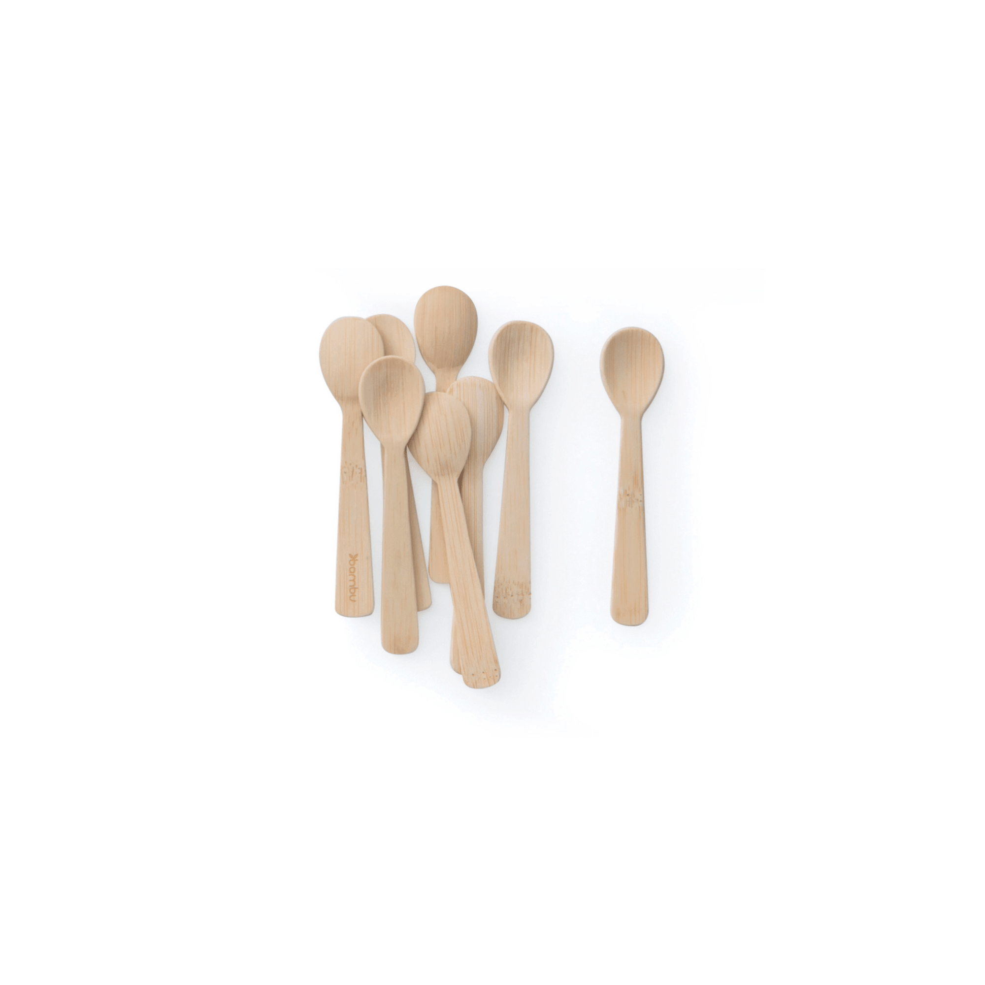 Disposable Bamboo 4'' Tasting Spoons, Bulk Case of 250 | Amazing Pinatas 