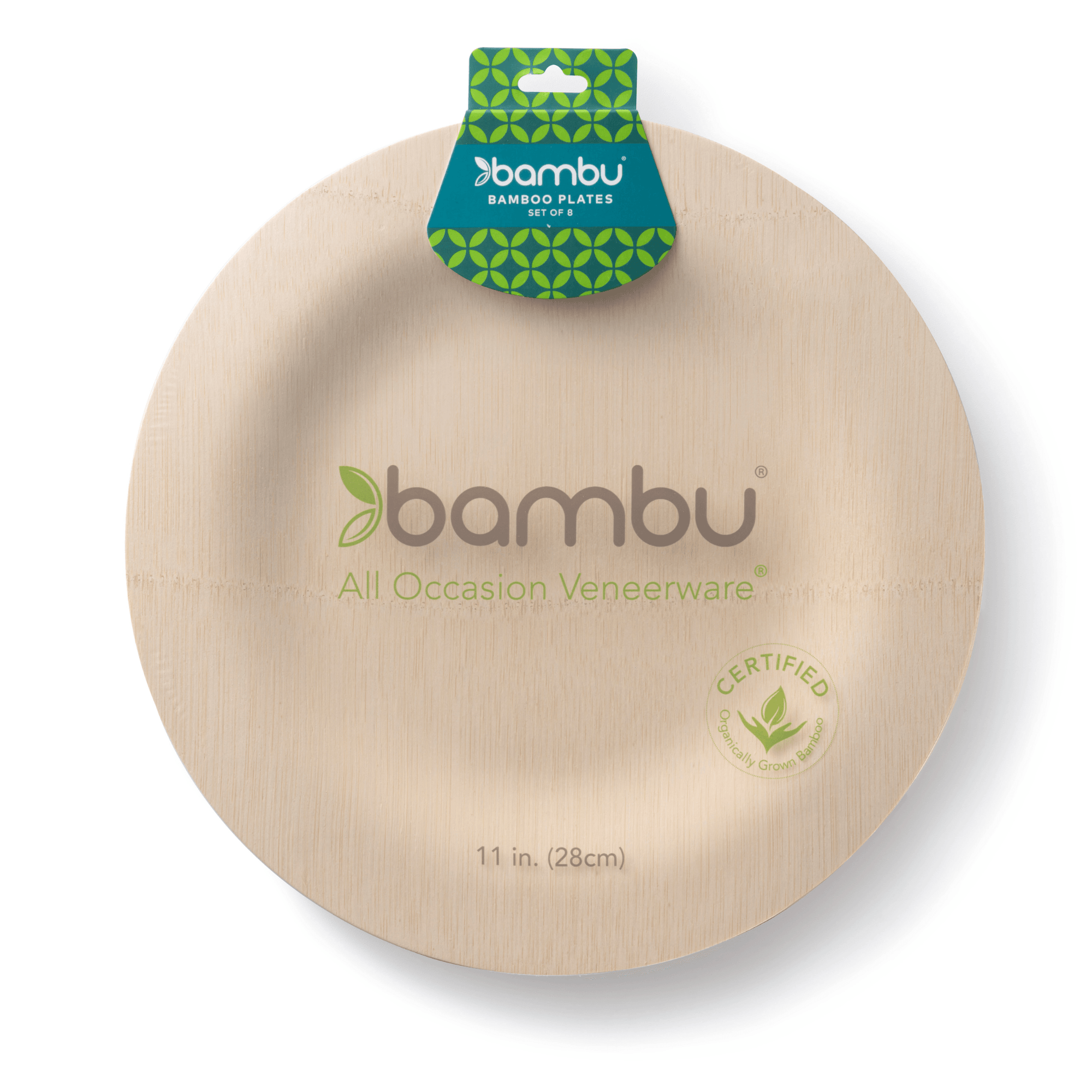 Disposable Bamboo Round Plates | Amazing Pinatas 