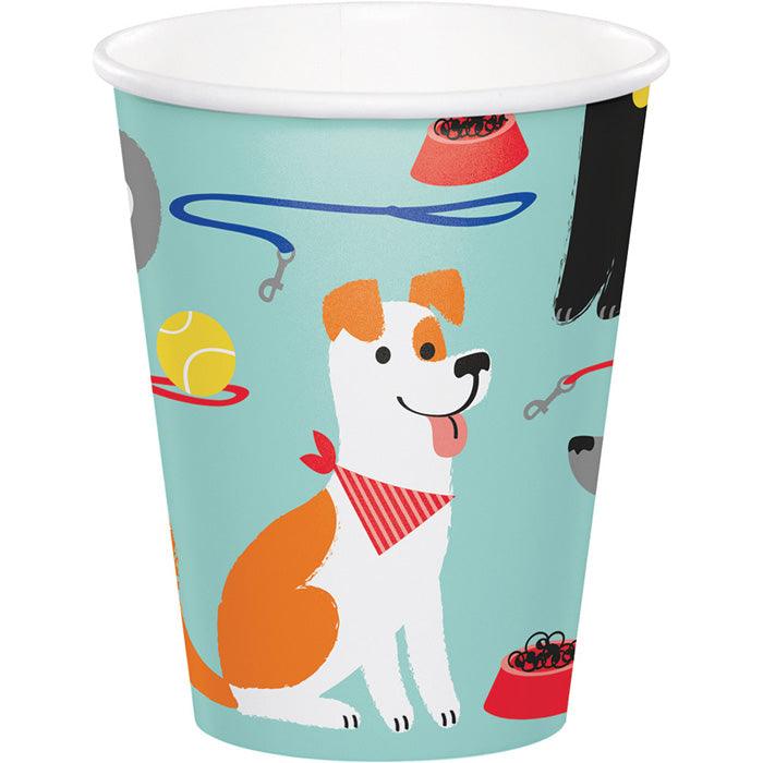 Dog Party Hot/Cold Paper Cups 9 Oz., 8 ct | Amazing Pinatas 