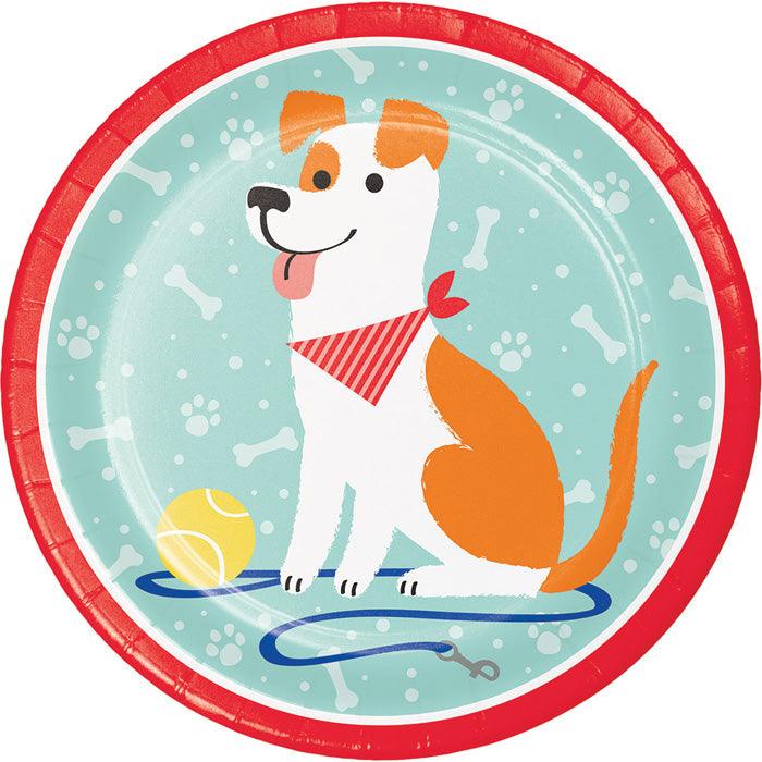 Dog Party Paper Plates, 8 ct | Amazing Pinatas 