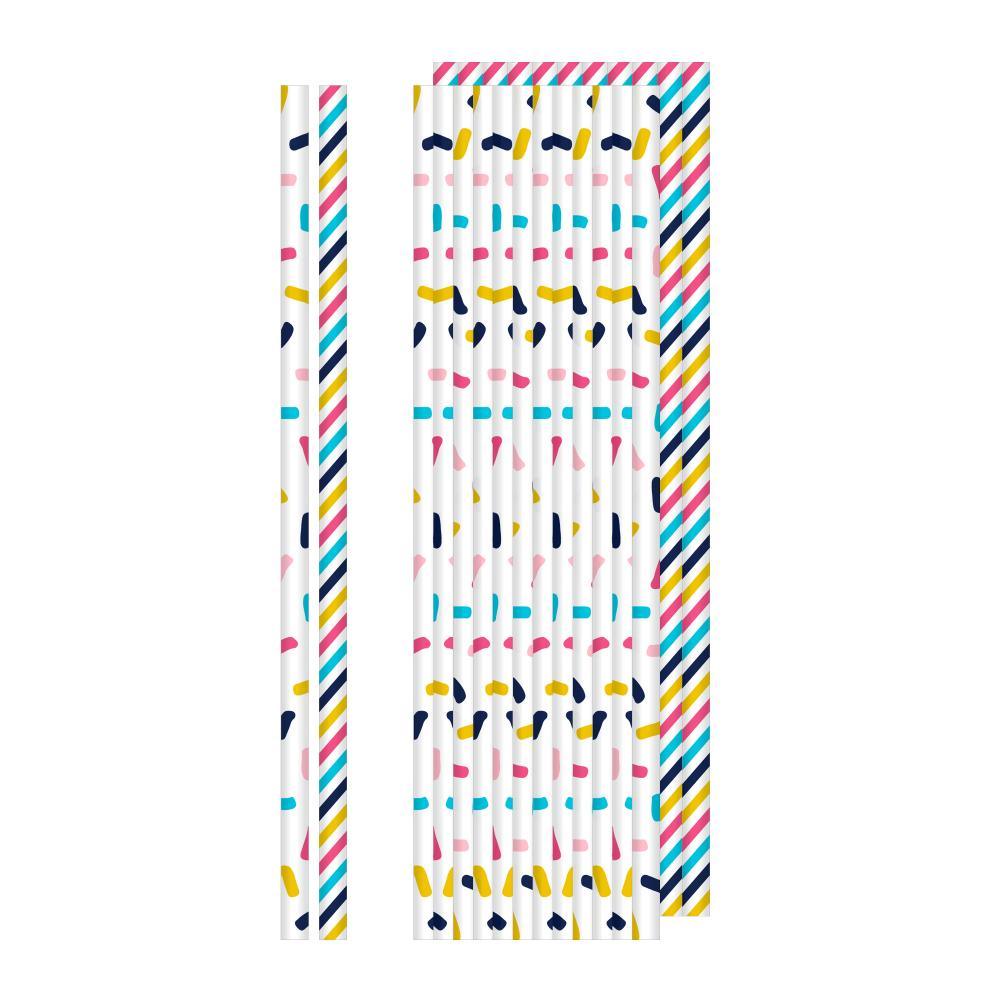 Dolly Parton Assorted 7.75" Paper Straws (24/Pkg) | Amazing Pinatas 