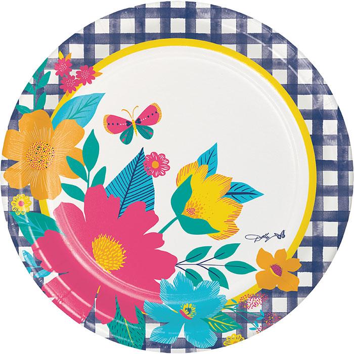 Dolly Parton Blossoming Beauty Paper 10" Banquet Plates (8/Pkg) | Amazing Pinatas 