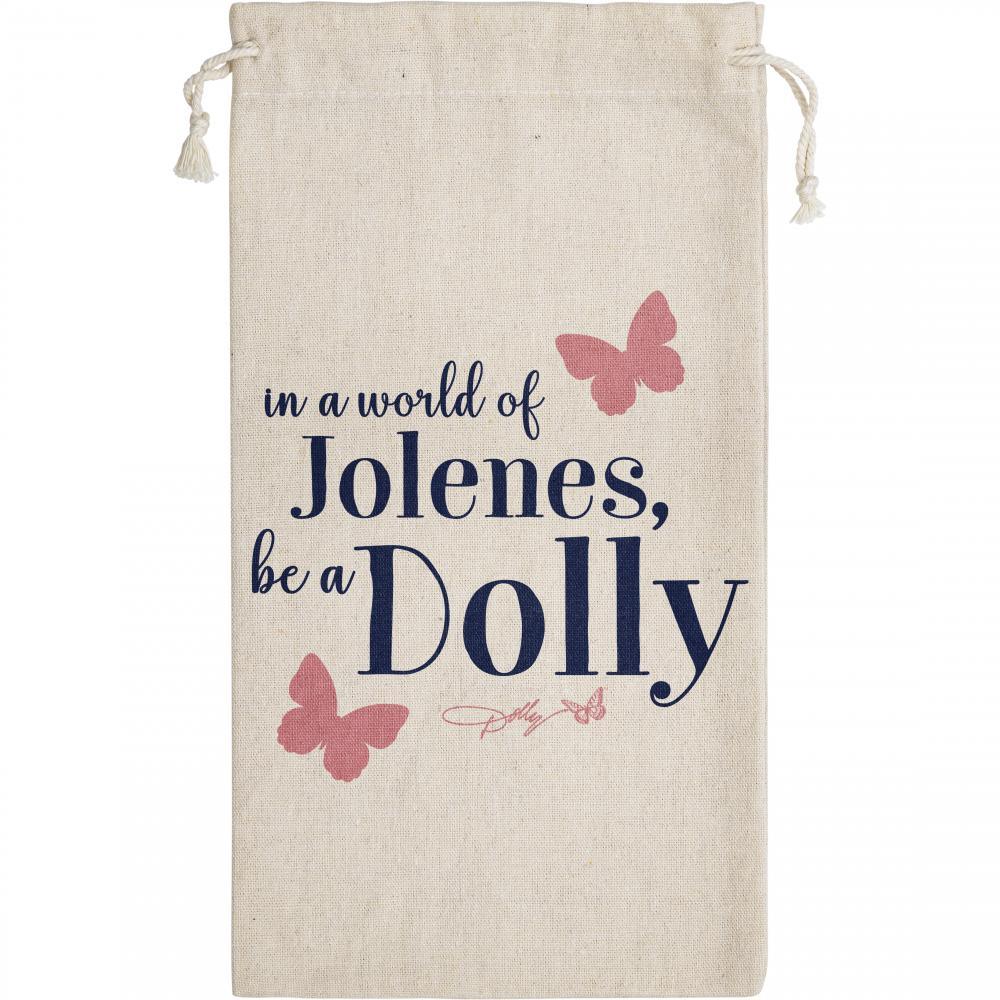 Dolly Parton Canvas "Be A Dolly" Canvas Wine Gift Bag (1/Pkg) | Amazing Pinatas 