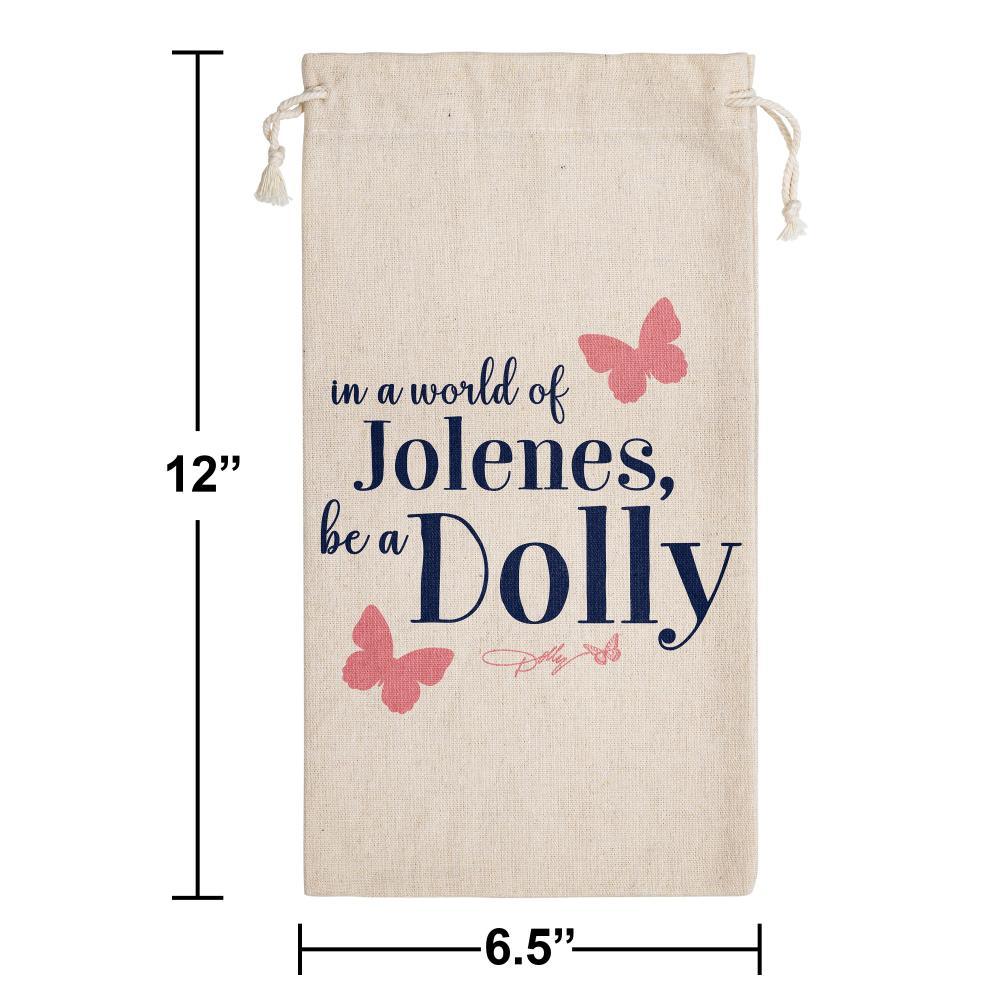 Dolly Parton Canvas "Be A Dolly" Canvas Wine Gift Bag (1/Pkg) | Amazing Pinatas 